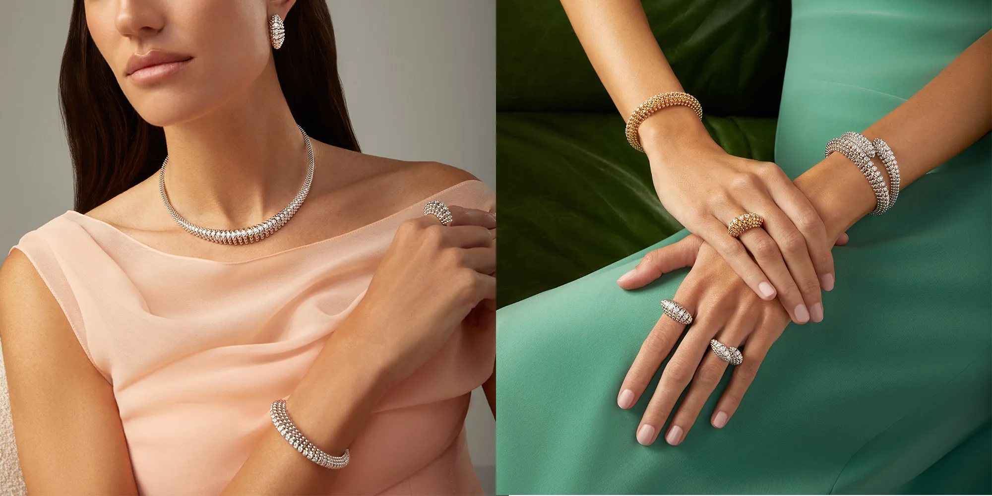 Bubble Collection 
The Bubble collection celebrates the beauty of simplicity. Classic spheres echo the circle of life—delicate yet bold, with a touch of vintage charm. 
