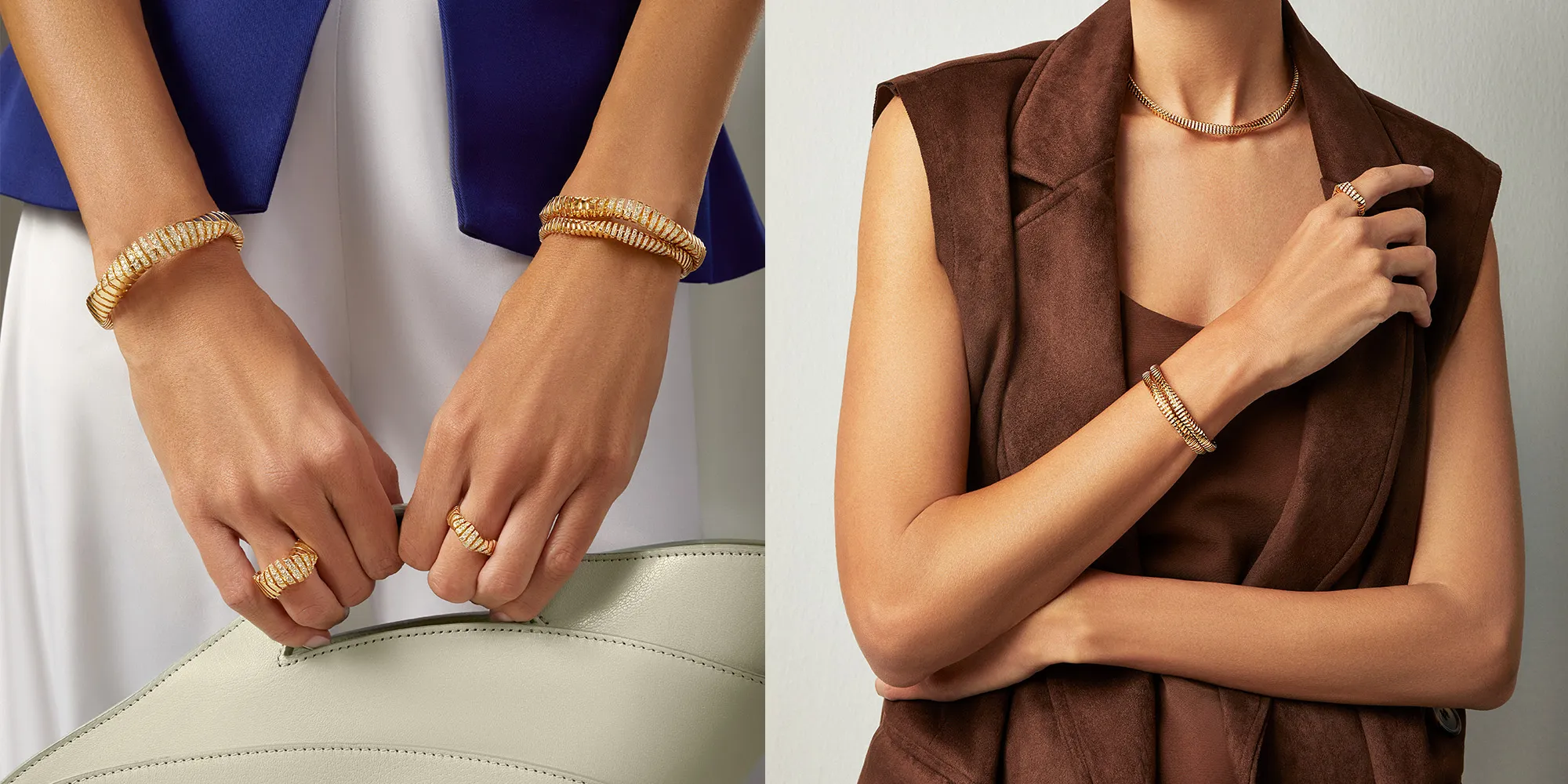 Crescendo Collection
Inspired by the Italian word crescere—to grow—the Crescendo collection captures movement and transformation.
