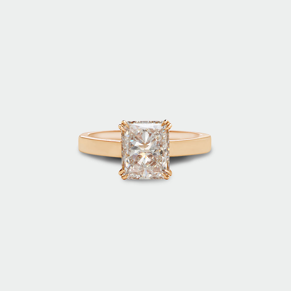 Radiant Cut Diamond Engagement Ring | SUEN