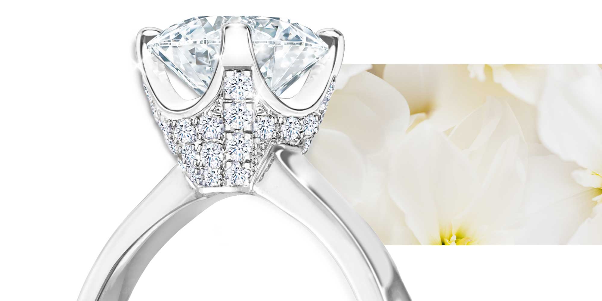 The Love Diamond Bloom Engagement Ring