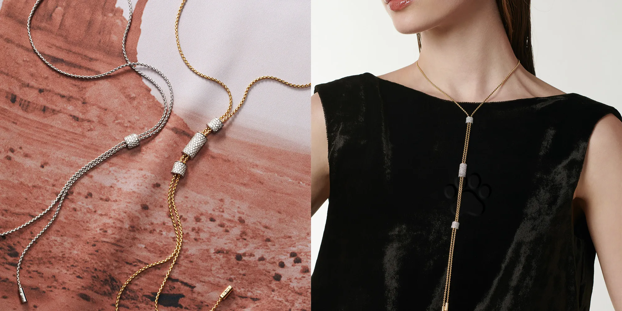 Aria A fresh take on FOPE’s iconic gold mesh. Experience the effortless lightness and freedom of the new Aria necklace.