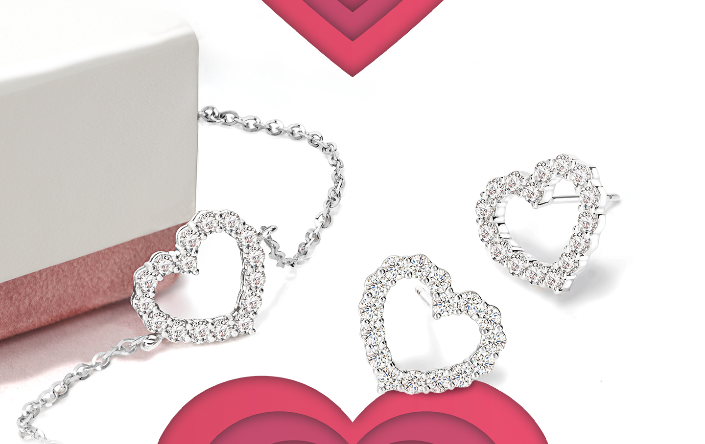 The Love Diamond Hearts - Valentine’s Day 2021
