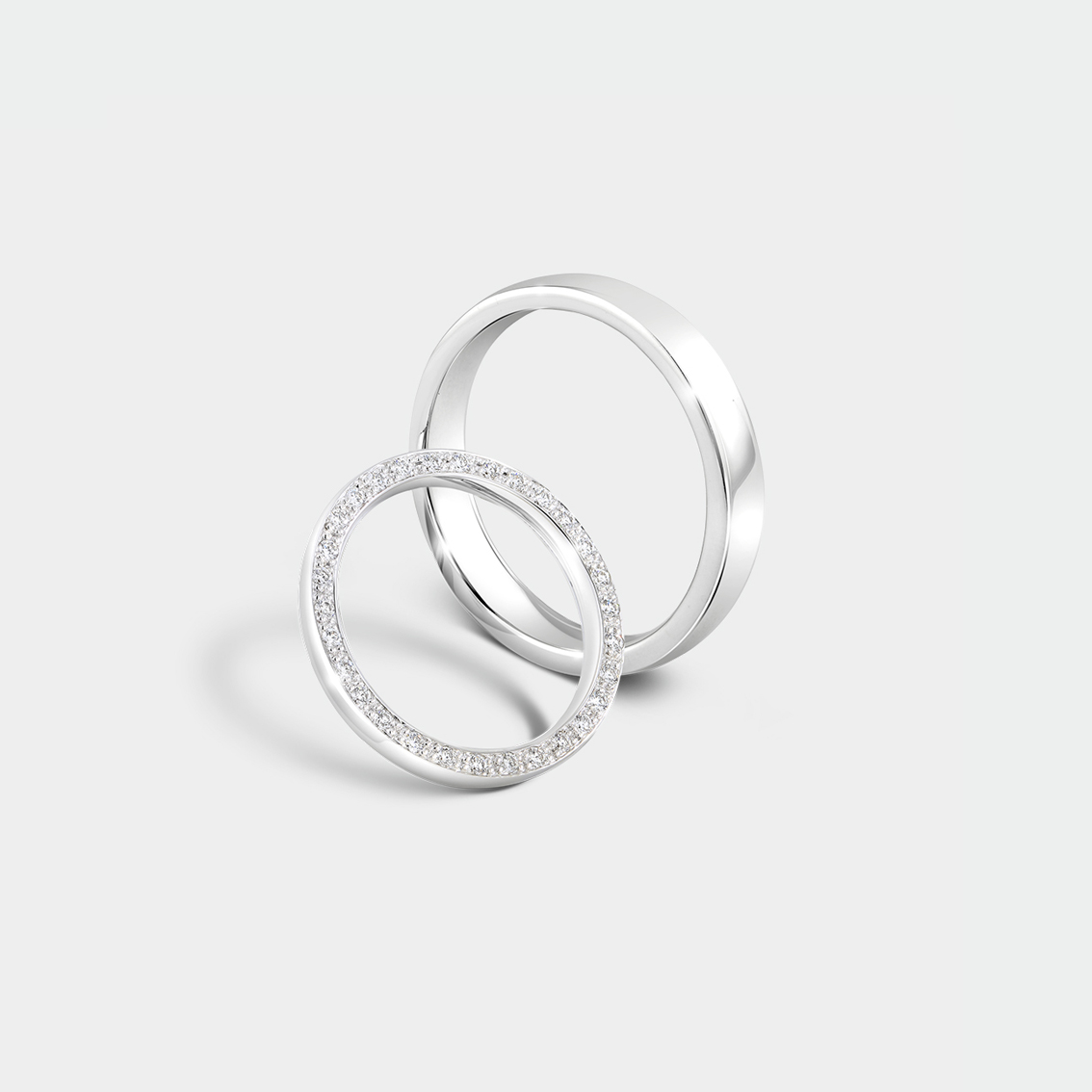 Matching Diamond Wedding Bands | SUEN