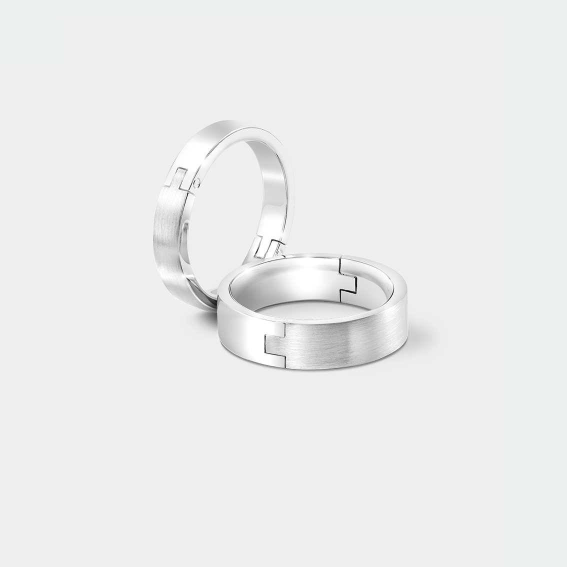Matching Matt Finish Wedding Bands | SUEN