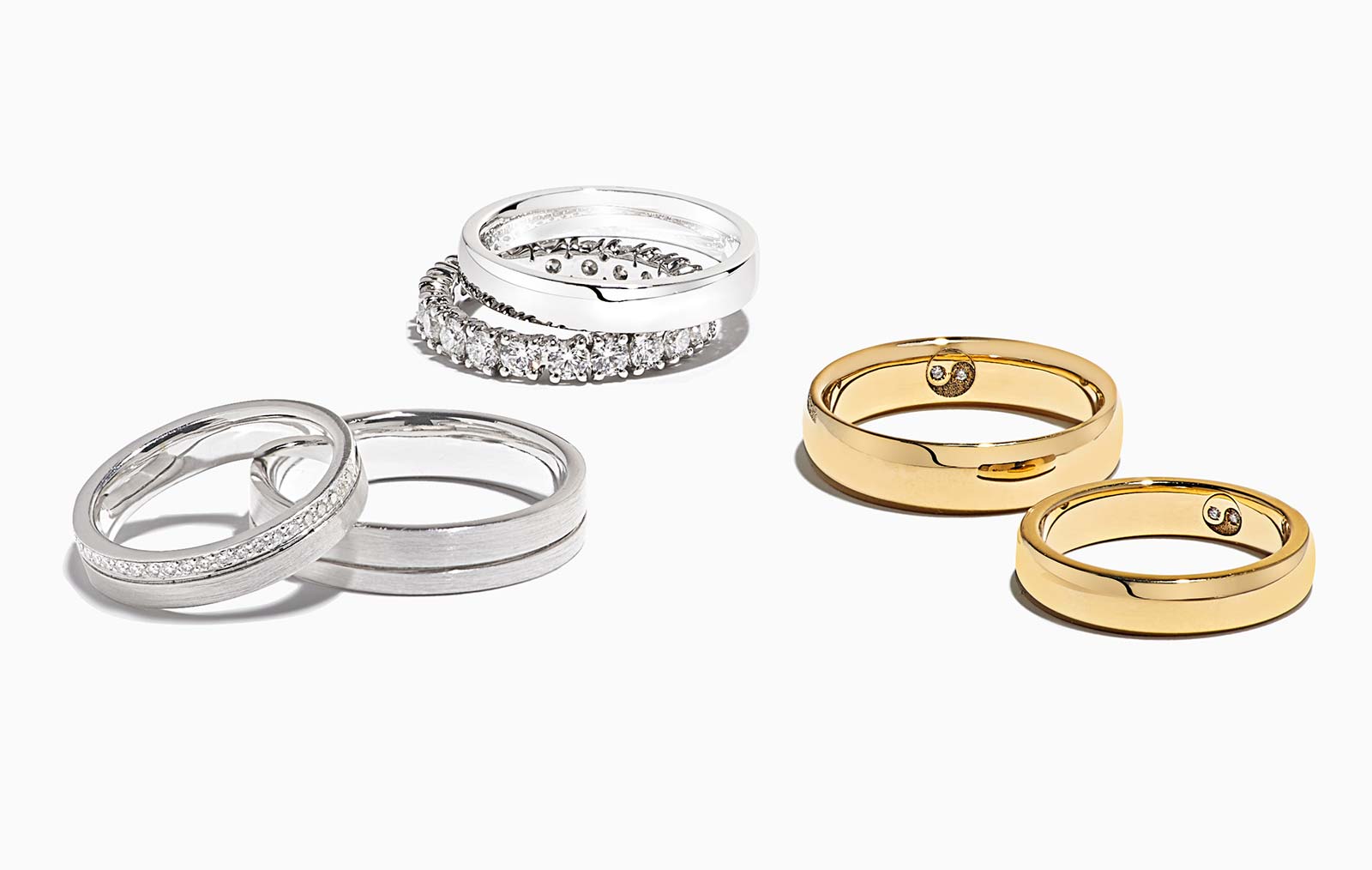 Diamond Wedding Bands & Wedding Rings crafted in 18k gold | SUEN
