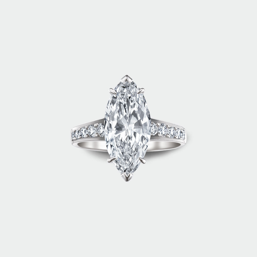 Marquise cut Diamond Engagement Ring | SUEN